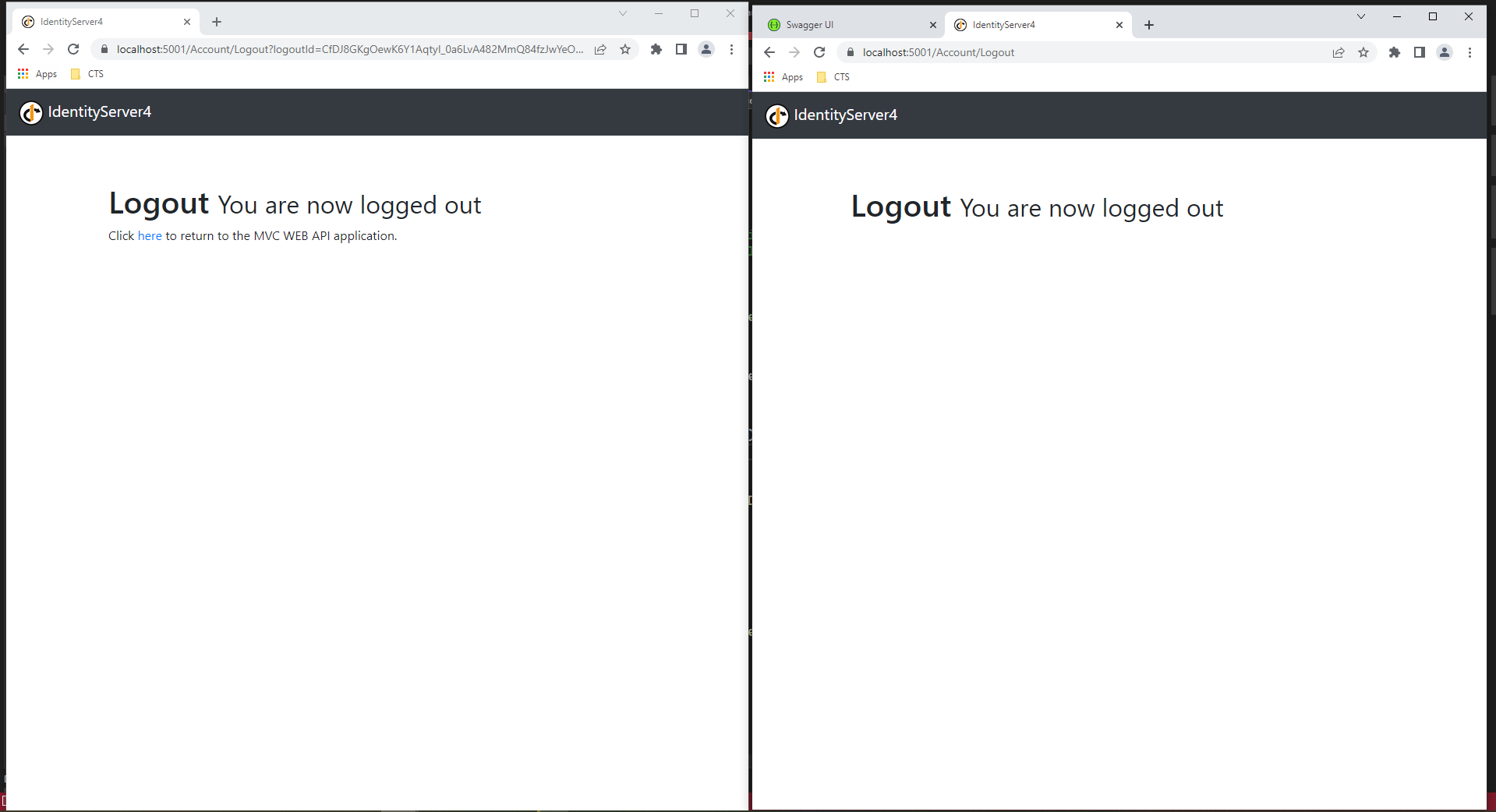 ui after logout মাইক্রোসার্ভিসের সিকিউরিটি ও সিঙ্গেল সাইন-অন/সাইন-আউট(SSO): IdentityServer4 (OAuth2,OpenID Connect), ASP.NET Identity