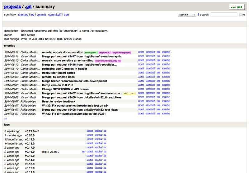 git instaweb GitWeb
